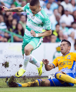 Jornada 1 del Apertura 2016. Santos vs Tigres